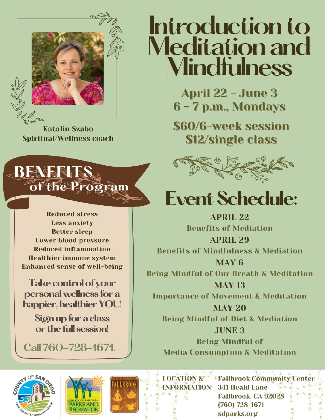 Introduction to Mediation and Mindfulness